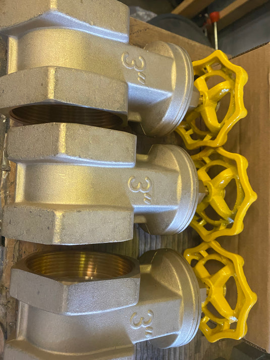 vacuum truck parts, gate valve, non rising brass FNPT * FNPT