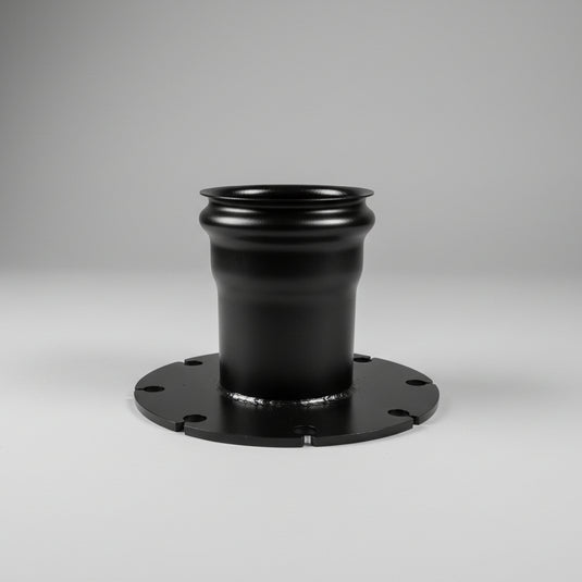 vacuum box adapter ansi flange 8 Female Ringlock, steel black