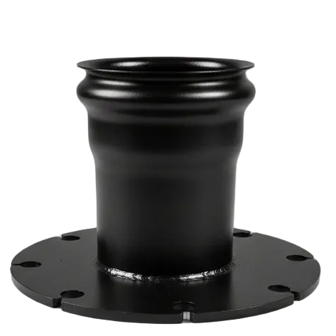 vacuum box adapter ansi flange 8 Female Ringlock, steel black
