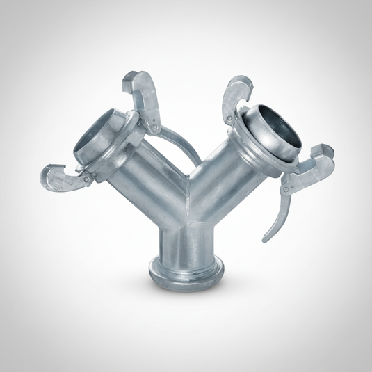 Female Socket * Y-Splitter * (2) Male Ball, Bauer Type