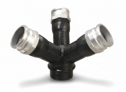 Male RingLock Splitter (3) Male Camlocks