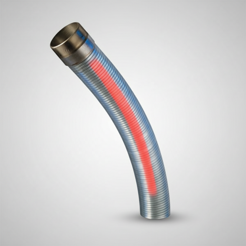 Load image into Gallery viewer, 6" X 19' .018" Smooth Bore (lined) Hose, Threaded End
