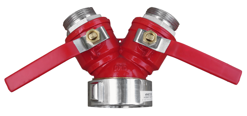 Load image into Gallery viewer, 2.5&quot; Hydrant Splitter, Ball Valve
