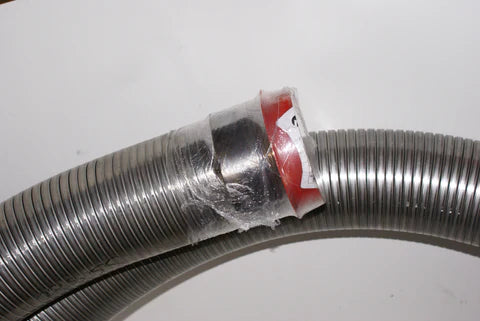 Load image into Gallery viewer, 6" X 19' .018" Smooth Bore (lined) Hose, Threaded End
