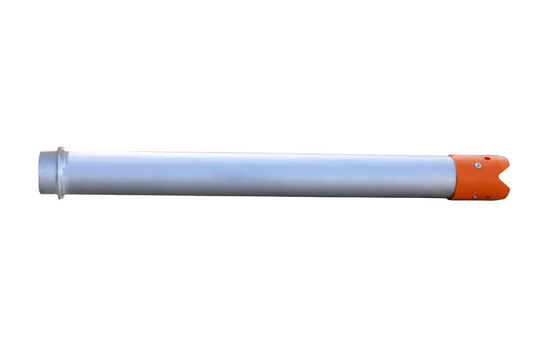 Aluminum Tube with 8" Male Ringlock * 8" HydroVac Crown Tube (AMU)
