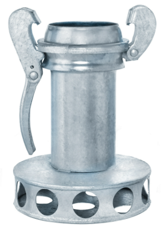 Load image into Gallery viewer, Bauer hose fitting round hole strainer sewer pump bypass
