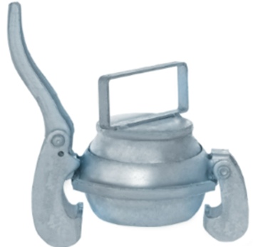 Male End Plug w/Handle Bauer Type, Steel