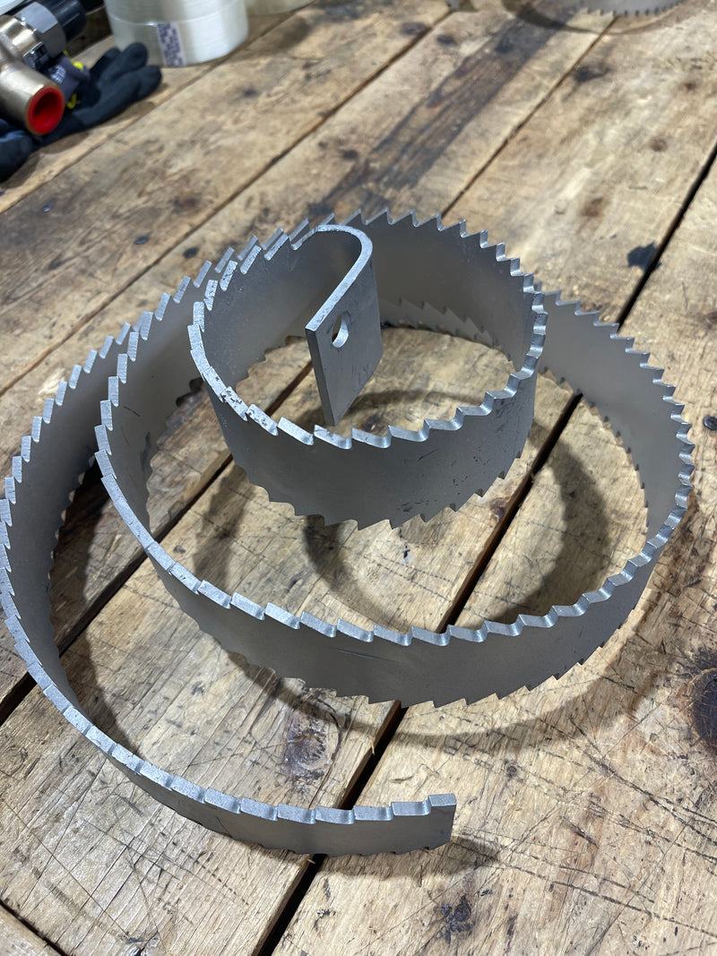 Load image into Gallery viewer, 12" Root cutter spiral blade for hydraulic root cutting motor hub
