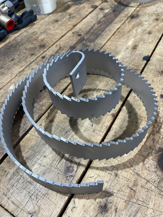 12" Root cutter spiral blade for hydraulic root cutting motor hub