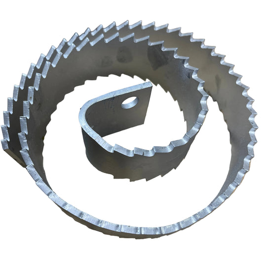 8" Root cutter spiral blade for hydraulic root cutting motor hub