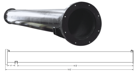 Vactor-Type Outer Tube 62033 - Free Shipping