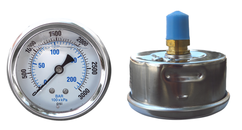 Load image into Gallery viewer, Pressure Gauge | Back Mount (BM)
