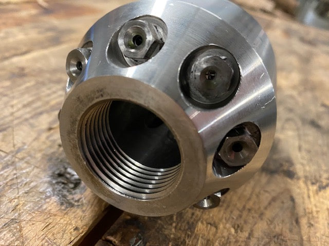 Load image into Gallery viewer, Sewer Equipment Jetting Nozzle root dawg texas underground 3007-76 (1&quot; NPT)
