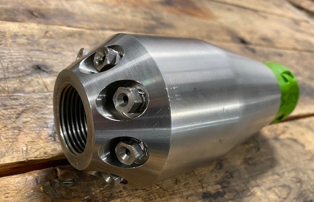 Load image into Gallery viewer, Sewer Equipment Jetting Nozzle root dawg texas underground 3007-76 (1&quot; NPT)
