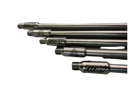 Load image into Gallery viewer, 1/2&quot; Stainless Steel Hydrovac Lance Dig-Pig Titan Wand Terry Rawn hydrovacjack
