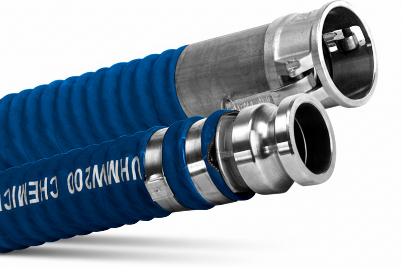 Load image into Gallery viewer, UHMW Chemical Hose Assembly
