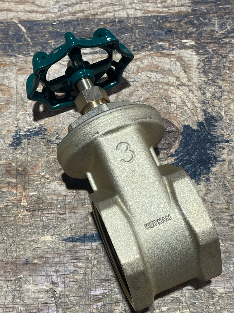 Load image into Gallery viewer, Brass Gate Valve, 150 PSI, Non-Rising stem
