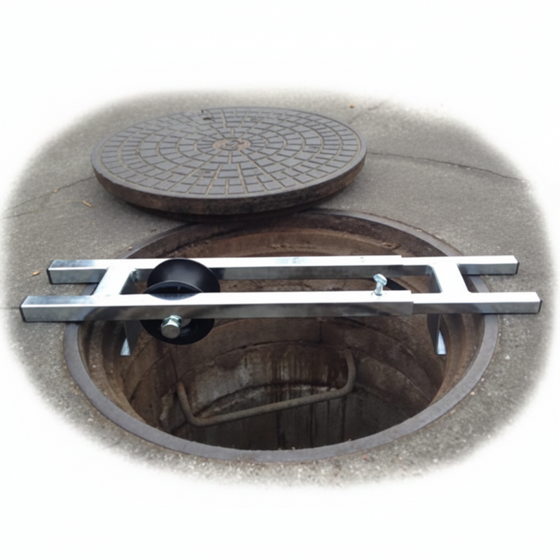 Load image into Gallery viewer, Adjustable Manhole Roller 
