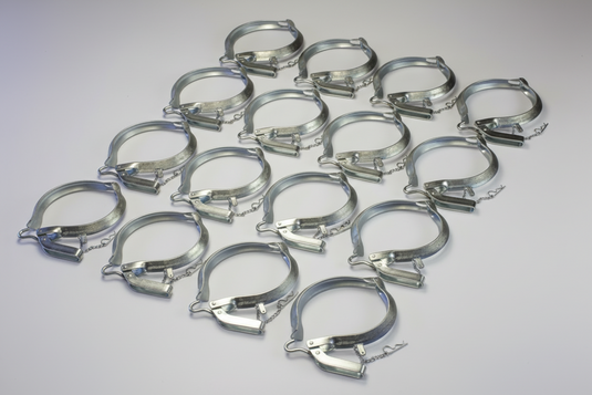 vac-con vacuum truck parts vacuum tube clamps.  Large inventory warehouse, fast shipping