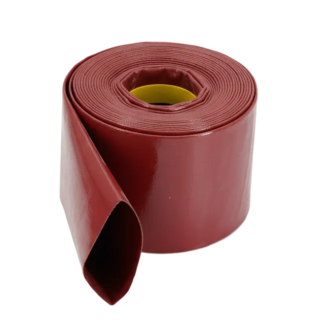 Load image into Gallery viewer, 6" Red Heavy Duty Red Lay Flat Discharge Hose
