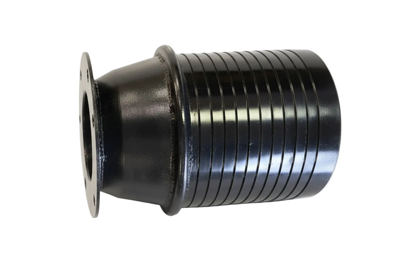 Load image into Gallery viewer, 8" HD Steel Hose Barb to 6" Flat Flange
