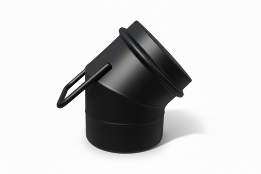 Elbow w/ Handle, 45 Degree Pipe
