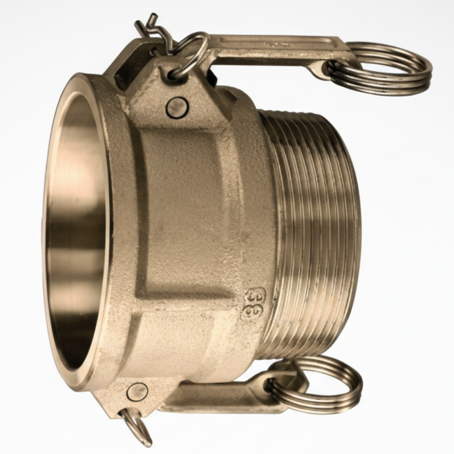 Load image into Gallery viewer, Brass Part B Female Coupler x Male NPT cam and groove camlock
