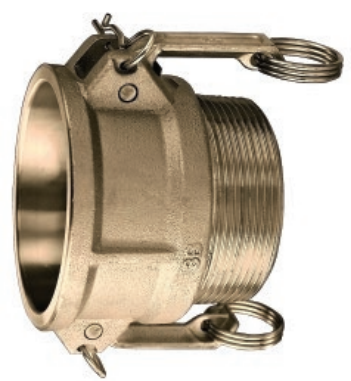 Load image into Gallery viewer, Brass Part B Female Coupler x Male NPT cam and groove camlock
