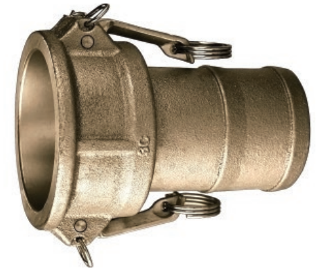 Load image into Gallery viewer, Part C; Brass; Female Camlock * Hose Shank
