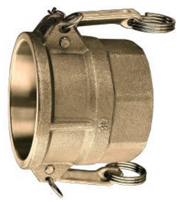Brass Part D Female Coupler Female NPT