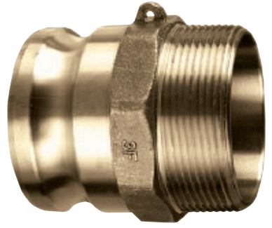 Load image into Gallery viewer, Part F; Brass; Male Camlock * Male NPT
