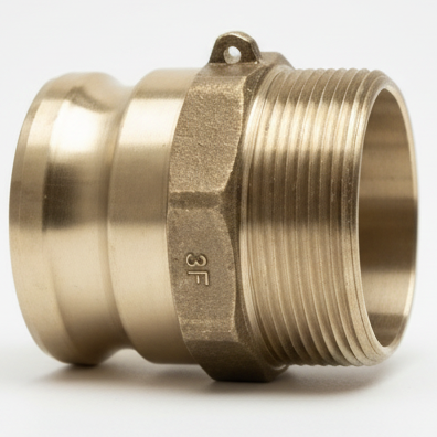 Load image into Gallery viewer, Part F; Brass; Male Camlock * Male NPT
