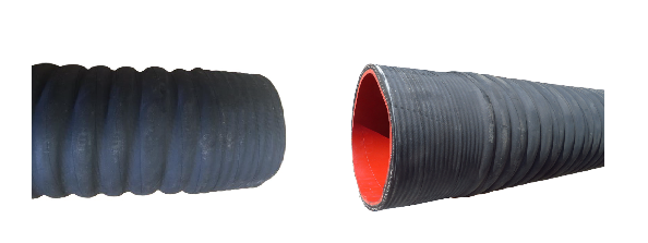 Load image into Gallery viewer, Vacuum truck hose for Vactor, Vac-con, Hydro Excavation vacuum Trucks.  OEM grade  cuffed hose for vacuum truck 
