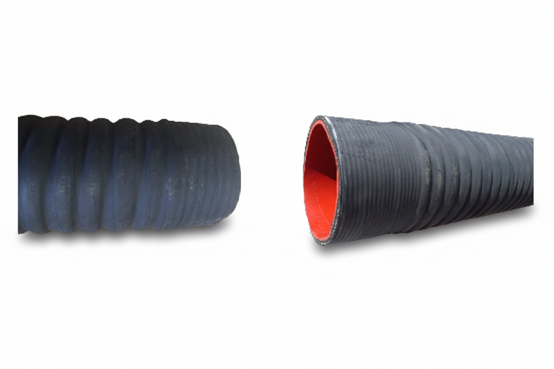 Load image into Gallery viewer, 8" Cuffed Rubber Vacuum Truck Hose
