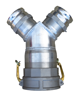 Aluminized 5 Inch 5ID/OD Y-Pipe Elbow with Divider Splitter Kenworth Peterbilt Aluminized 5 Inch 5ID/OD Y-Pipe Elbow with Divider Splitter Kenworth Peterbilt