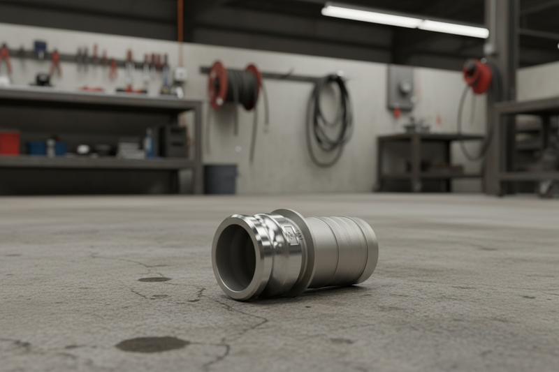 Load image into Gallery viewer, Type E Male Adapter x Hose Shank - Stainless Steel for hose assembly insertion

