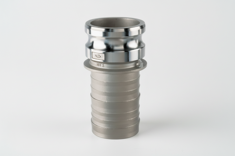 Load image into Gallery viewer, Type E Male Adapter x Hose Shank - Stainless Steel for hose assembly insertion
