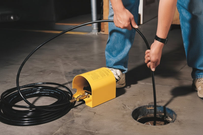 Load image into Gallery viewer, Suttner Sewer Jetting Foot Control Valve hands free

