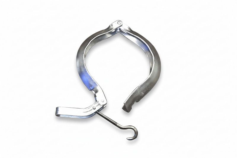 Load image into Gallery viewer, Vac-Truck Flat Flange Quick Clamp with J-Hook (QC)
