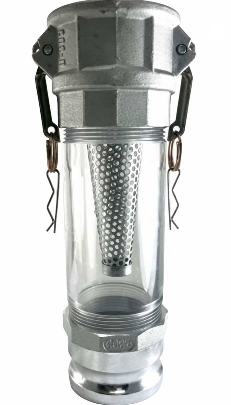 Load image into Gallery viewer, vacuum truck sight glass with strainer
