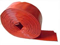 Load image into Gallery viewer, Red Heavy Duty Red Lay Flat Discharge Hose vacuum truck sewer equipment parts 
