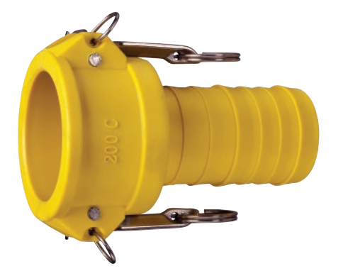 Load image into Gallery viewer, Nylon Part C Female Couple Hose Shank
