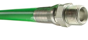 Load image into Gallery viewer, 3/8&quot; Green  Piranha Lateral Jetter Hose, 4000 PSI LL6
