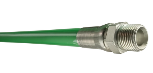 Green  Piranha Lateral Jetter Hose assembly, 4,000 PSI LL6 high pressure mini jetter best price