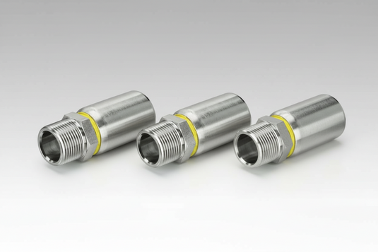 Piranha Jetter Hose Male Ends (JMLP)