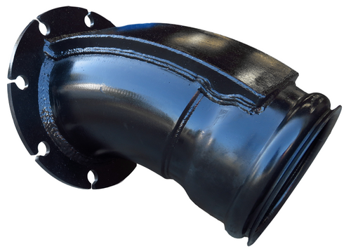 Port Elbow Reinforced, ANSI Flange