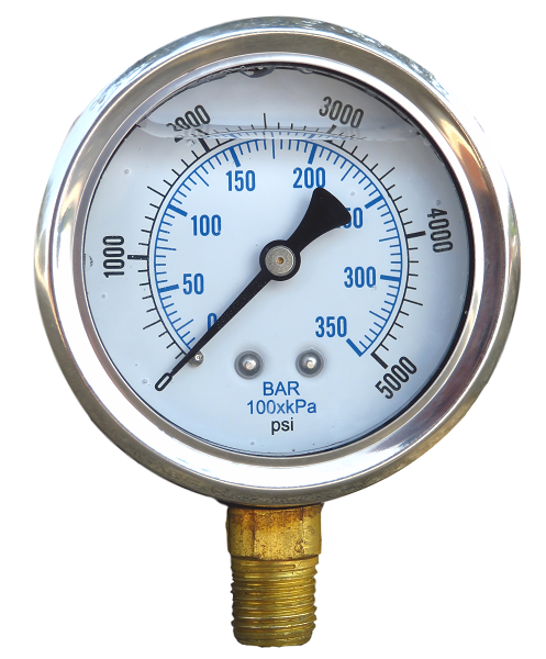 Load image into Gallery viewer, Jet Vac jetter vacuum truck pressure gauge for jetting trucks, Hydroexcavation equipment fits Vactor Trucks, Camel Vacuum Trucks, Gapvax, Vac-con Vacuum Trucks
