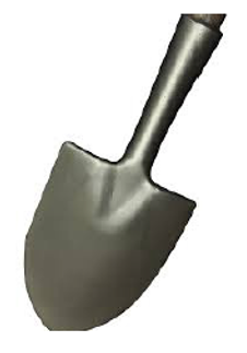 Spade Rounded Shovel