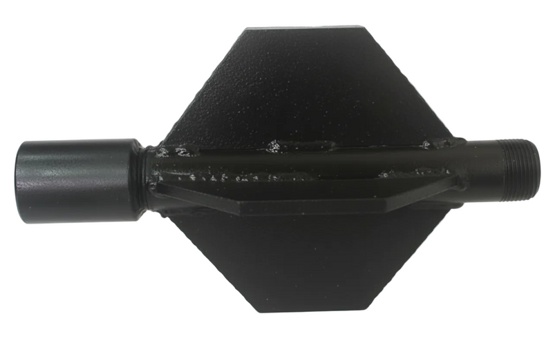 Load image into Gallery viewer, 1" sewer jetting nozzle Stub Finned Extension
