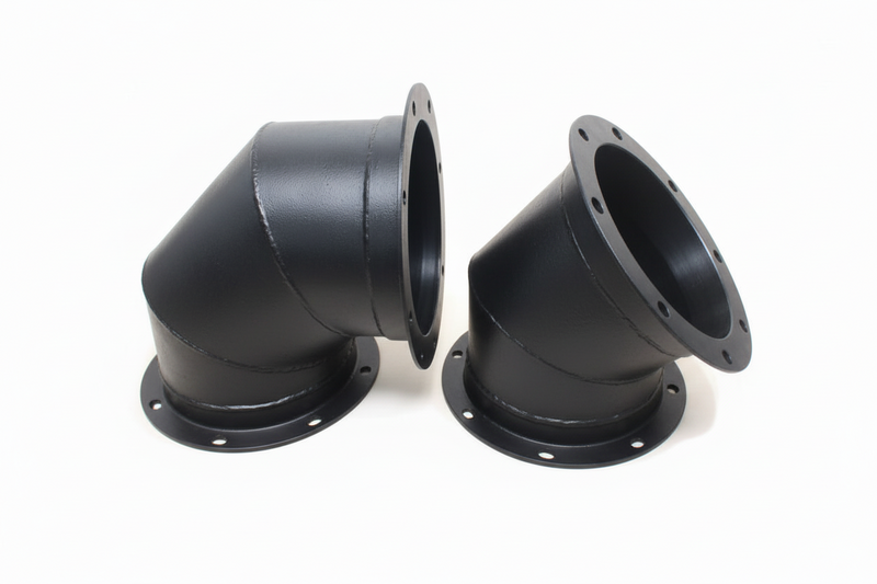 Load image into Gallery viewer, Jet-Vac Flange Steel Elbow
